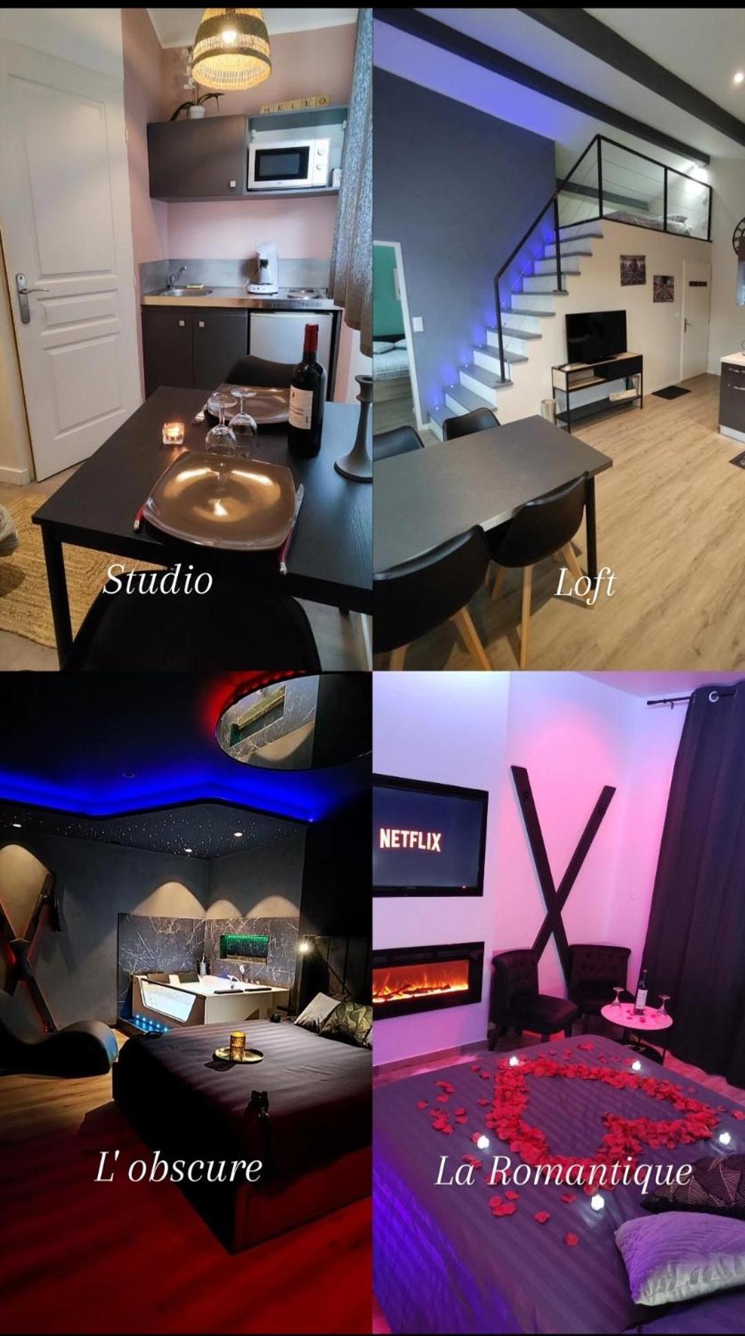 Loft, Studio And Love Rooms Bourg-Saint-Christophe ภายนอก รูปภาพ